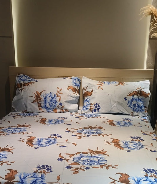 Vintage flower bedsheet